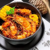 小碗麻辣大虾（numbing&spicy shrimp) · spicy