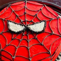 Spiderman - Pre order · Ice Cream cake - eggless. Cake will be ready following day. Please select deliver for next d...