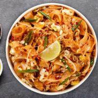 Pad Thai Teaser Bowl · Pad Thai noodles stir fried with celery, bell peppers, onions, carrots, your choice of prote...