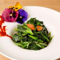 Pad Ka Na · Choice of meat, Chinese broccoli stir-fired with garlic and oyster sauce.