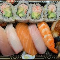 Sushi Platter · Chef’s choice of seven pieces nigiri and six pieces California roll.