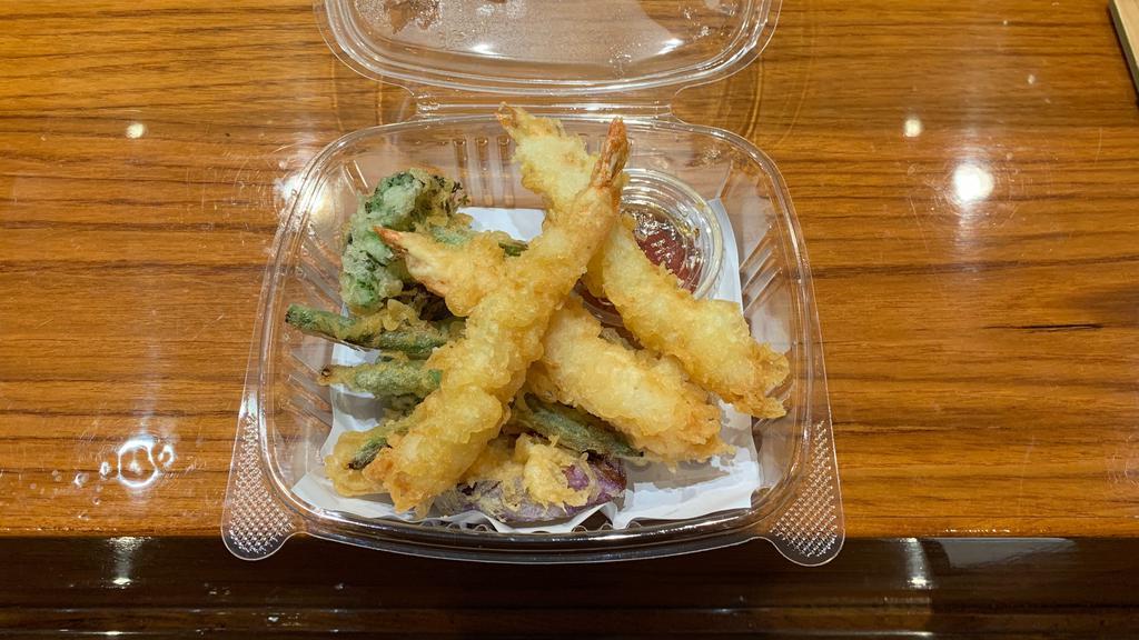 Tempura Appetizer  · Shrimp and vegetables, tsuyu dipping sauce.