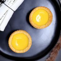 Custard Tart 蛋塔 · Sweet tart with golden custard filling. Made with whole milk and whole egg.