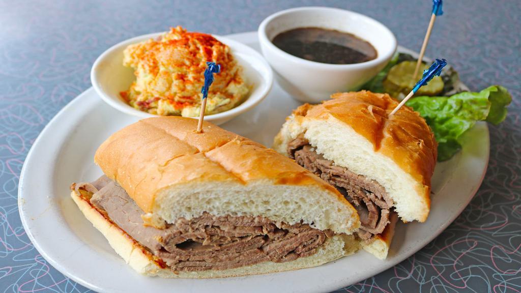 French Dip · Served on a French roll with au jus.