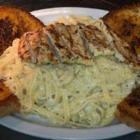 Fettuccine Alfredo · Add chicken breast for an additional charge.