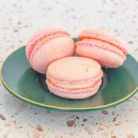 Guava Macaron · Our Guava macarons are made with real guava puree