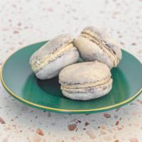 Earl Grey Macaron · We infuse earl grey straight into our ganache and whip that together with our silky buttercr...