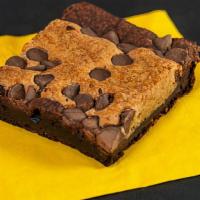 Blondie Brownie · Semi-sweet chocolate chips blended into a buttery, cookie-style brownie