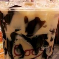 Grass Jelly Roasted Milk Tea · Roasted Milk Tea with Grass Jelly (Topping included in price)