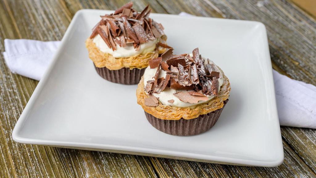 Set of 2 Chocolate Cream Pie · Creamy chocolate pastry cream & salted caramel in an all-butter crust, topped with cold-steeped coffee whipped cream and dark chocolate shavings.