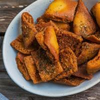 Pita Chips · Fried and crispy