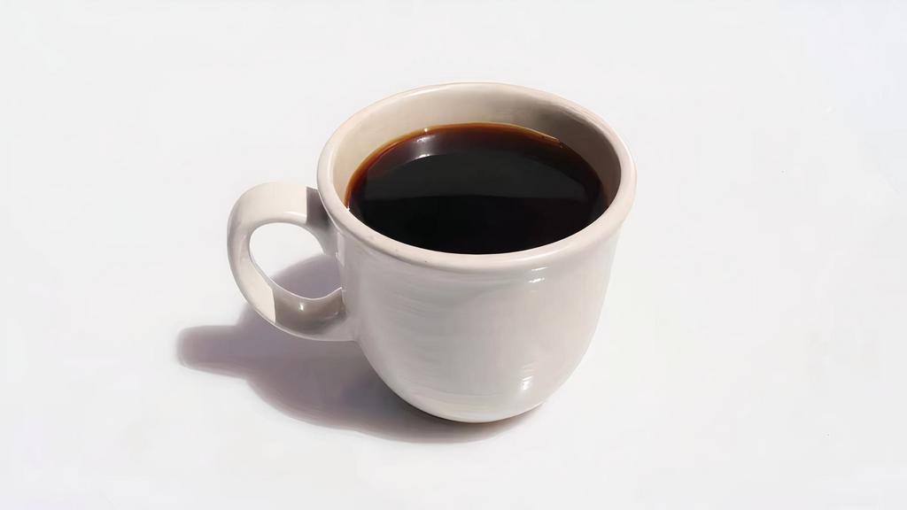 10oz Coffee · 10z filtered black coffee. Coffee by Equator