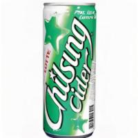 Lotte Chilsung Cider · Lotte's Chilsung Cider is pure, clear and caffeine-free. Rated Korea's #1 carbonated beverag...