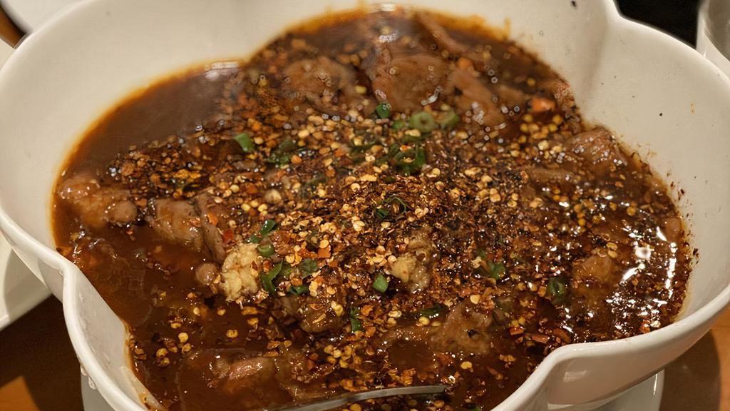 Sichuan Spicy Boiled Beef · 水煮牛.