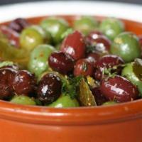 Warm Olives with Fresh Herbs · 