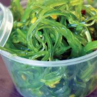Seaweed Salad · With sesame and ginger dressing.