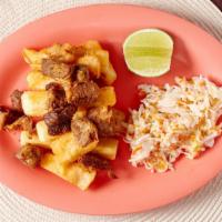 Yuca con Chicharron · 