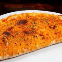Sweet & Spicy Calzone · Spicy. Pan-baked thick pizza crust layered with slices of pepperoni, jalapeños, pineapples, ...