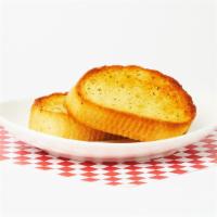 Garlic Bread · Two slices of classic garlic bread.