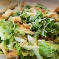 Caesar Salad · Romaine lettuce with Parmesan cheese, savory croutons, and Caesar dressing.