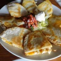 Cheese Quesadilla · Quesadilla with delicious melted shredded cheese.