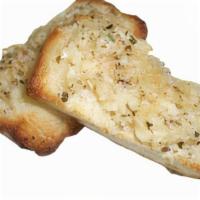 Garlic Bread · Toasted bread with fresh garlic, parmesan, & oregano. Comes with marinara dipping sauce.