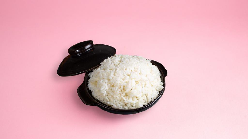 Steamed Rice · Gluten-Free. 8oz steamed white rice.