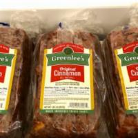 Greenlee’s Cinnamon Bread (6 pk) · PACKAGE DETAILS
Greenlee’s Cinnamon Bread & More – Raisin Cinnamon Bread (UPC 0 94922 85289 ...