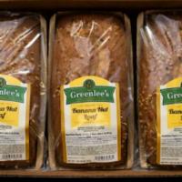 Greenlee’s Banana Nut Bread (3 pk) · PACKAGE DETAILS

Greenlee’s Cinnamon Bread & More – Banana Nut Bread (UPC 0 40232 30803 1) N...