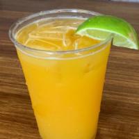 Mango Shandy · Tropical version of the classic shandy, with mango, lime, ginger and beer . Make it a Pitche...