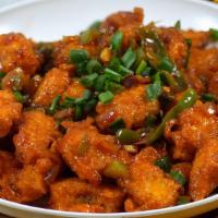 Chilli Babycorn · An extremely popular Indo-Chinese recipe using baby corn, onion, bell pepper and sauteed in ...