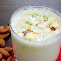 Badam Milk · Badam milk is a popular Indian drink where almonds are blended with milk and flavored with s...