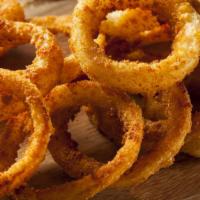 Onion Rings · Served with marinara.