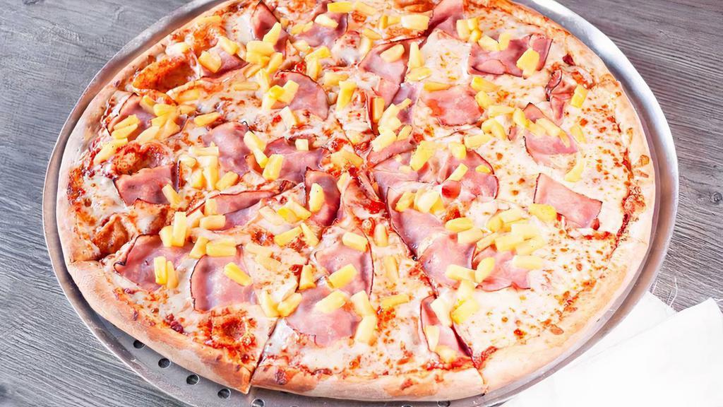 Pizza Aloha · Marinara, ham, pineapple.