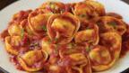 Tortellini with Sun-Dried Tomato Sauce · 