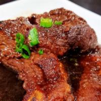 Braised Pork Chop in Brown Sauce Noodle Soup  · 红烧大排面