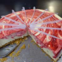 STRAWBERRY / RASPBERRY  CHEESE CAKE   · ONE SLICE MUST TRY