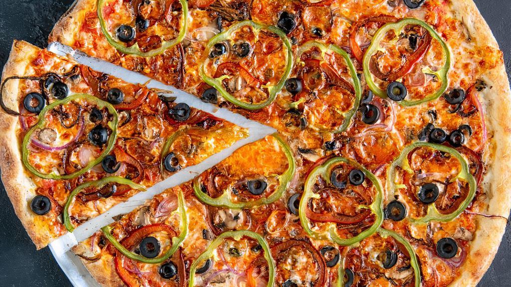 Thin Crust Veggie Pizza (18