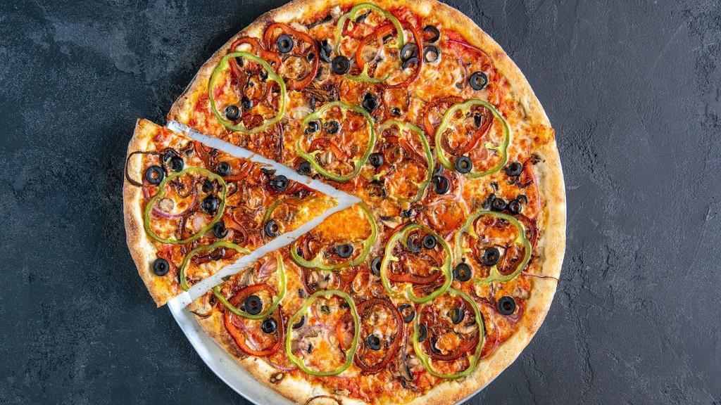 Thin Crust Veggie Pizza (14