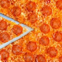 Thin Crust Pepperoni Pizza (12