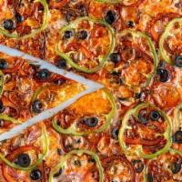Thin Crust Veggie Pizza (12