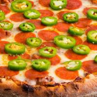 Thick Crust Pepperoni & Jalapeno Pizza (12