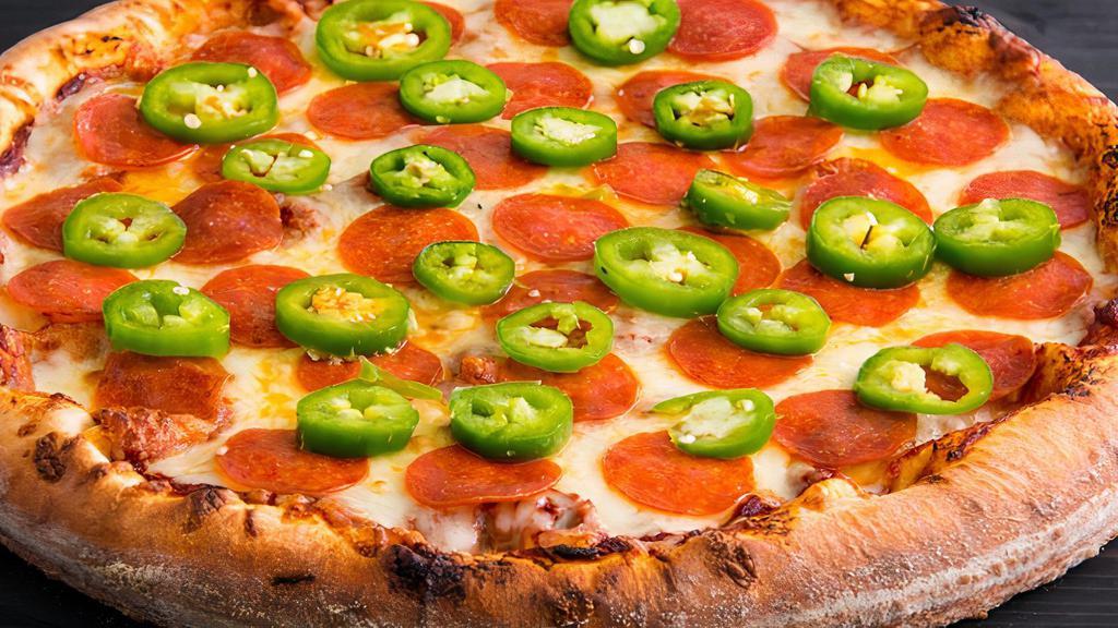 Thick Crust Pepperoni & Jalapeno Pizza (12