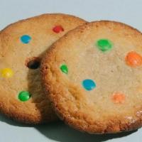 M+M'S Cookie · Freshly baked cookies + the most famous candy in the world.  'Nuff said