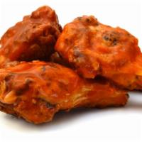 Buffalo Chicken Wings · Pub-style buffalo wings with our double fry method.