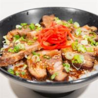 4. Chashu Don · Sliced marinated pork belly.