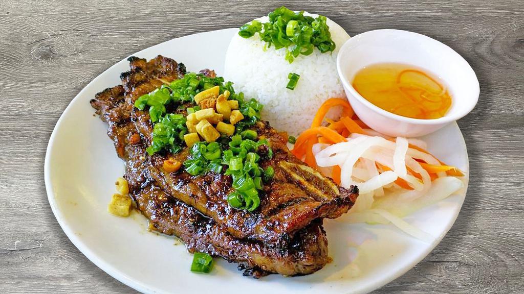 48. Com Bo Dai Han · Korean BBQ Beef Ribs over White Rice