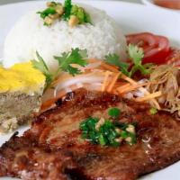 50. Com Tam Bi Suon · BBQ Pork Chops, Shredded Pork over Broken Rice