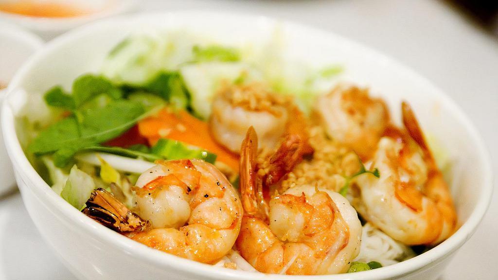 42a. Bun Tom Nuong · Vermicelli Noodles with BBQ Shrimp