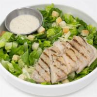 Grilled Chicken Caesar Salad  · Grilled chicken breast, crisp romaine lettuce, parmesan cheese, crouton served with Caesar d...